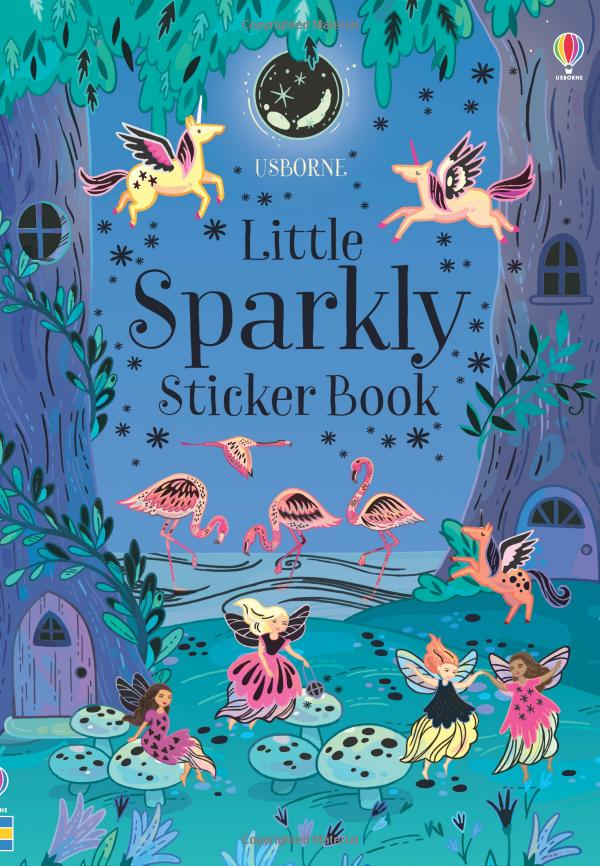 sparkly sticker book