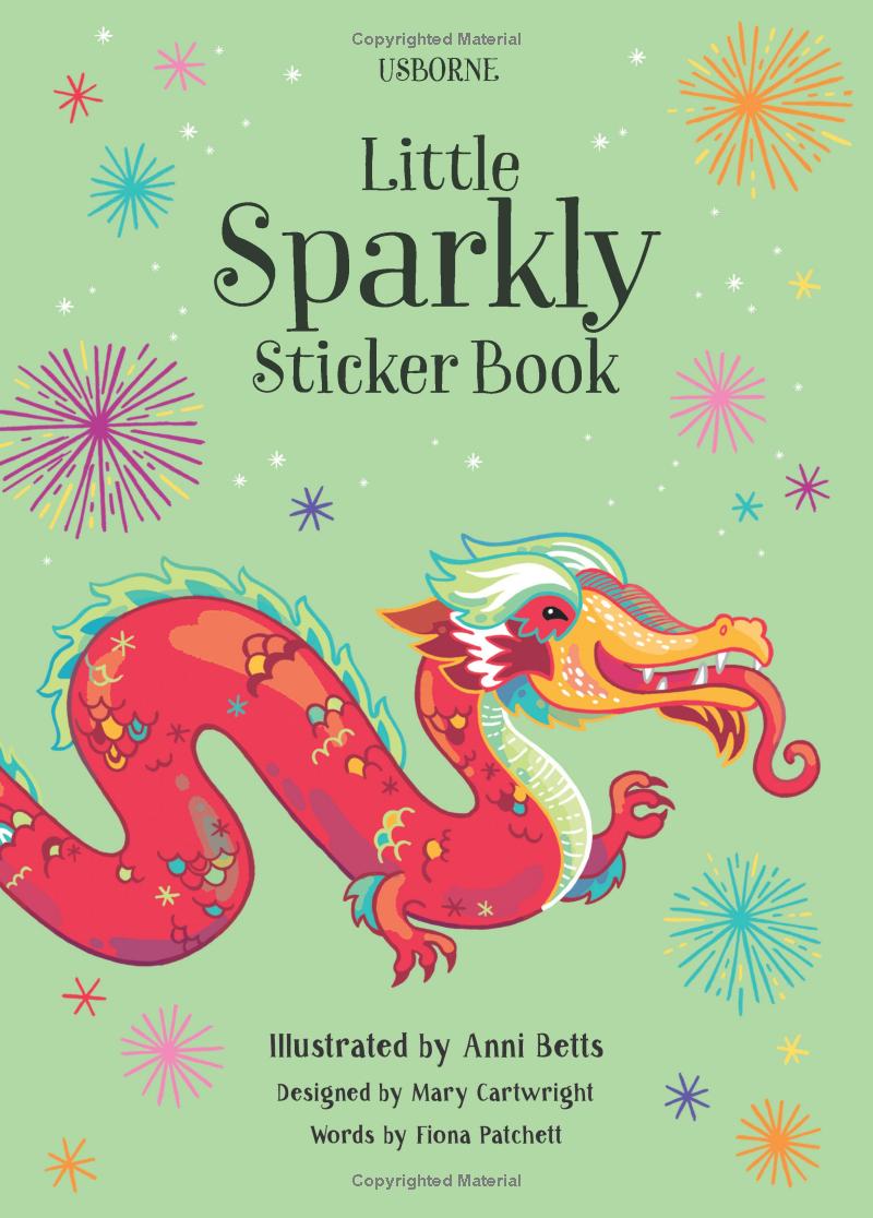 sparkly sticker book