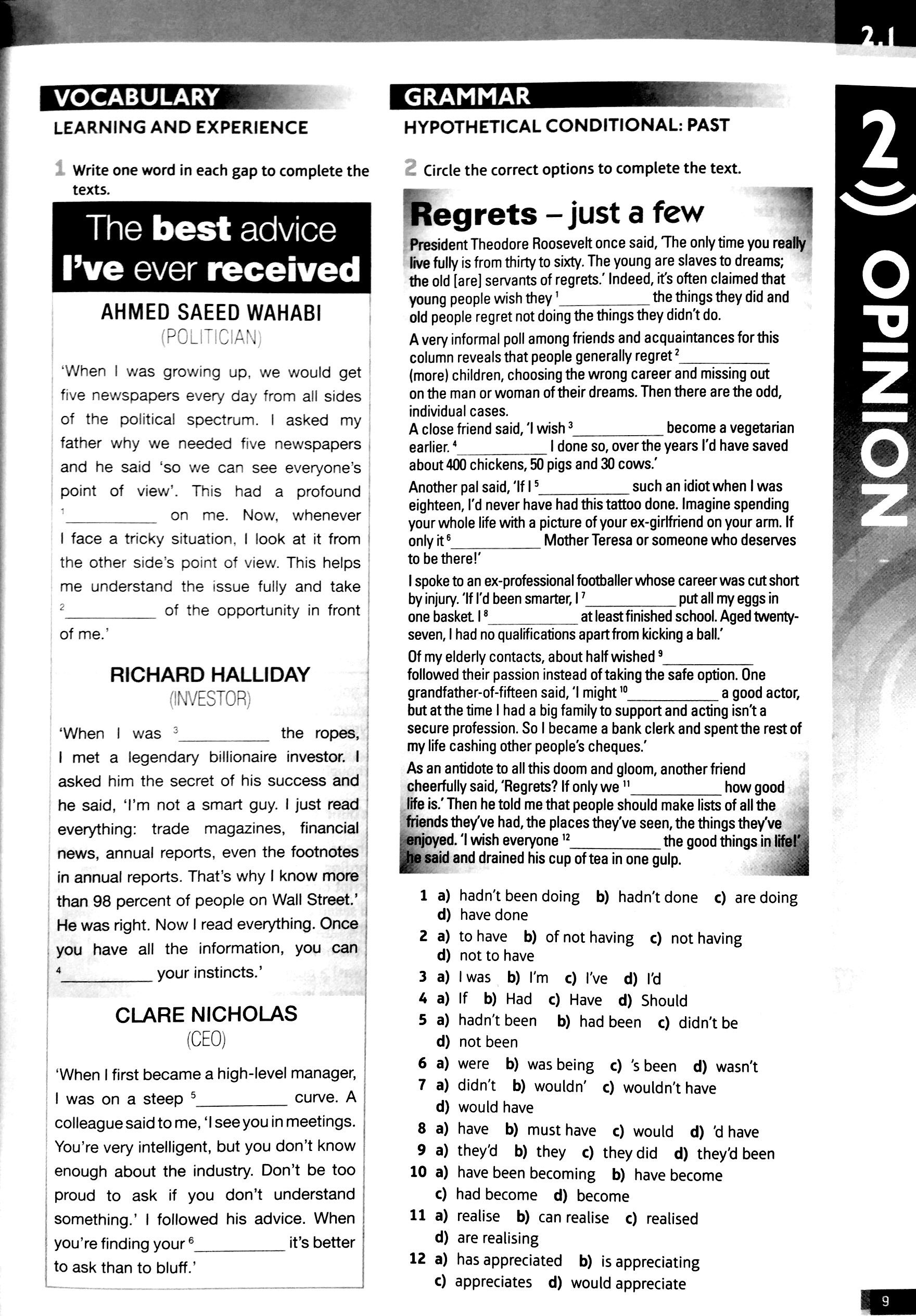 speakout (2e) advanced: wb+ak