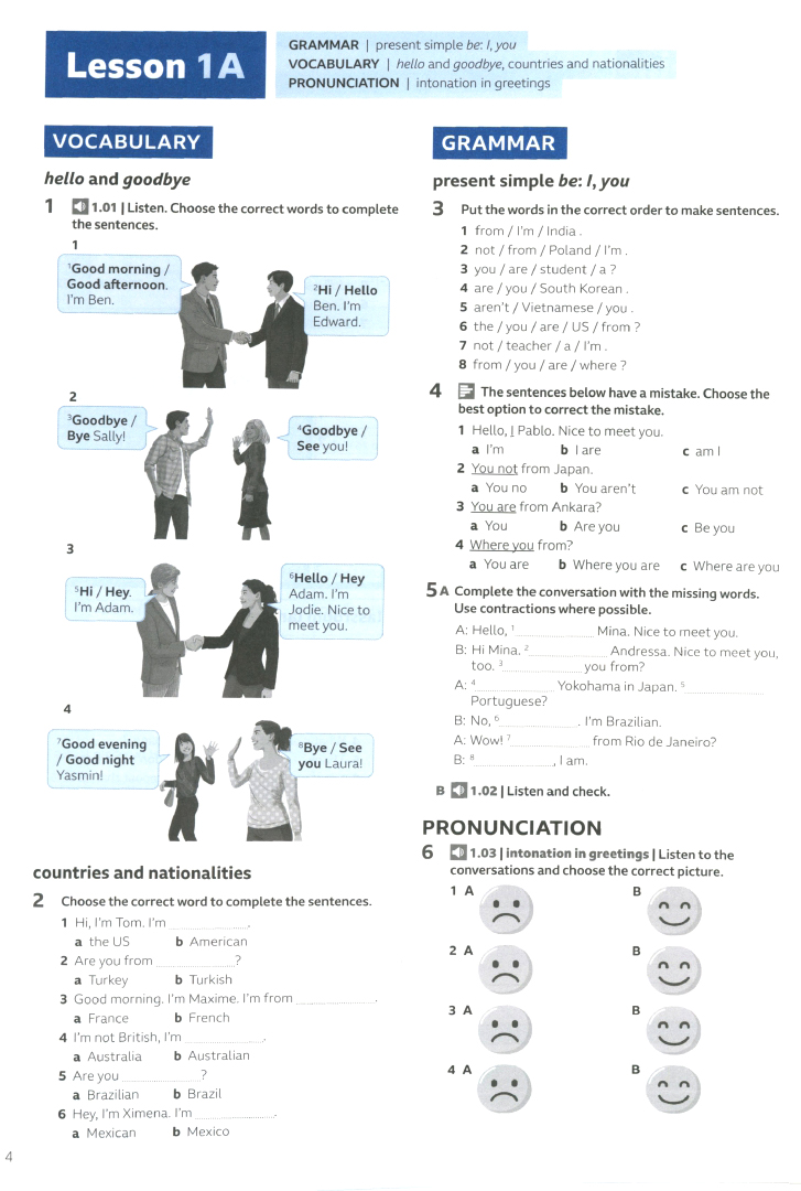 speakout a1 workbook with key (3rd edition)
