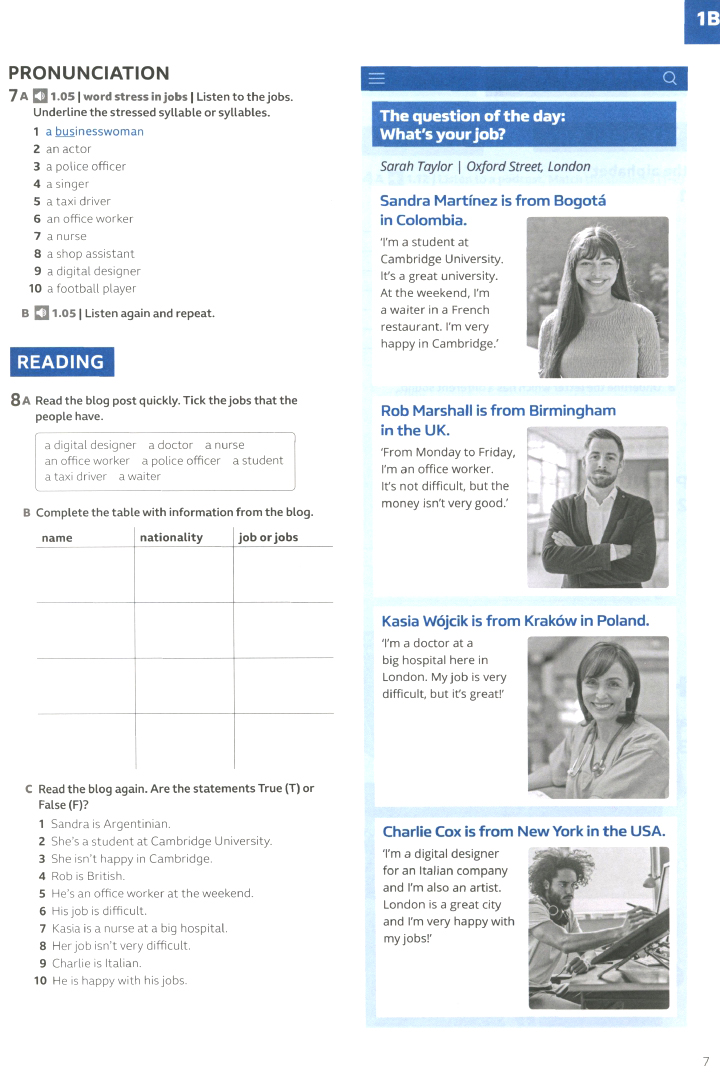 speakout a1 workbook with key (3rd edition)