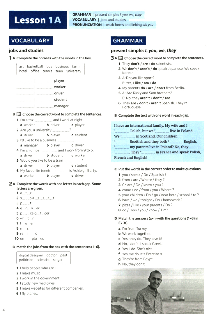speakout a2 workbook with key (3rd edition)