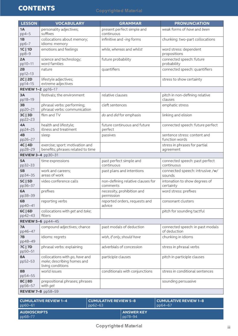 speakout b2 - workbook with key (3rd edition)