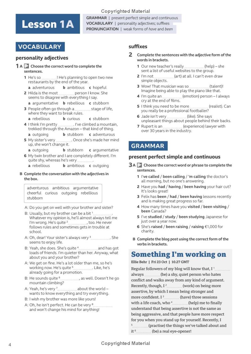 speakout b2 - workbook with key (3rd edition)