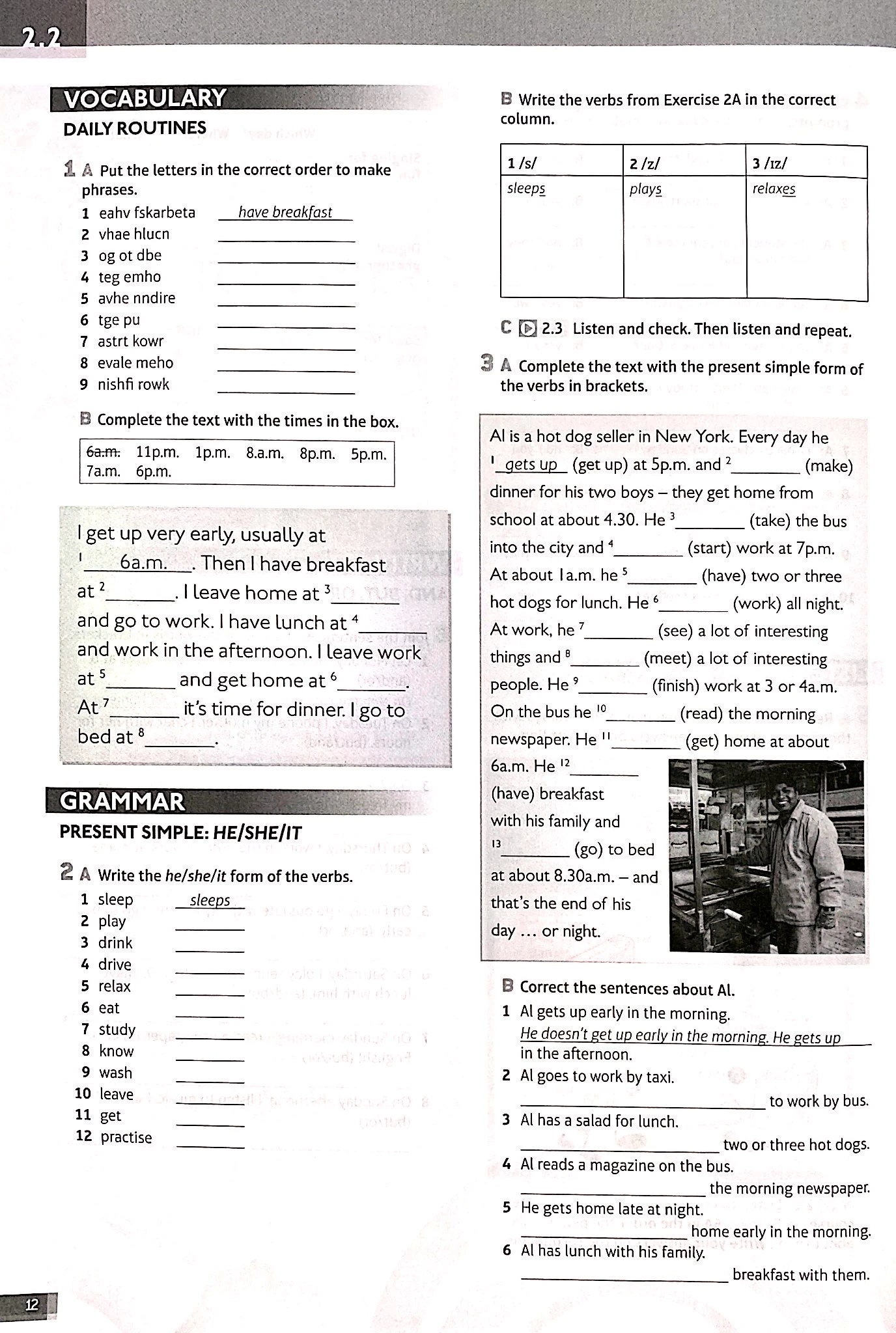 speakout elementary 2nd edition workbook with key