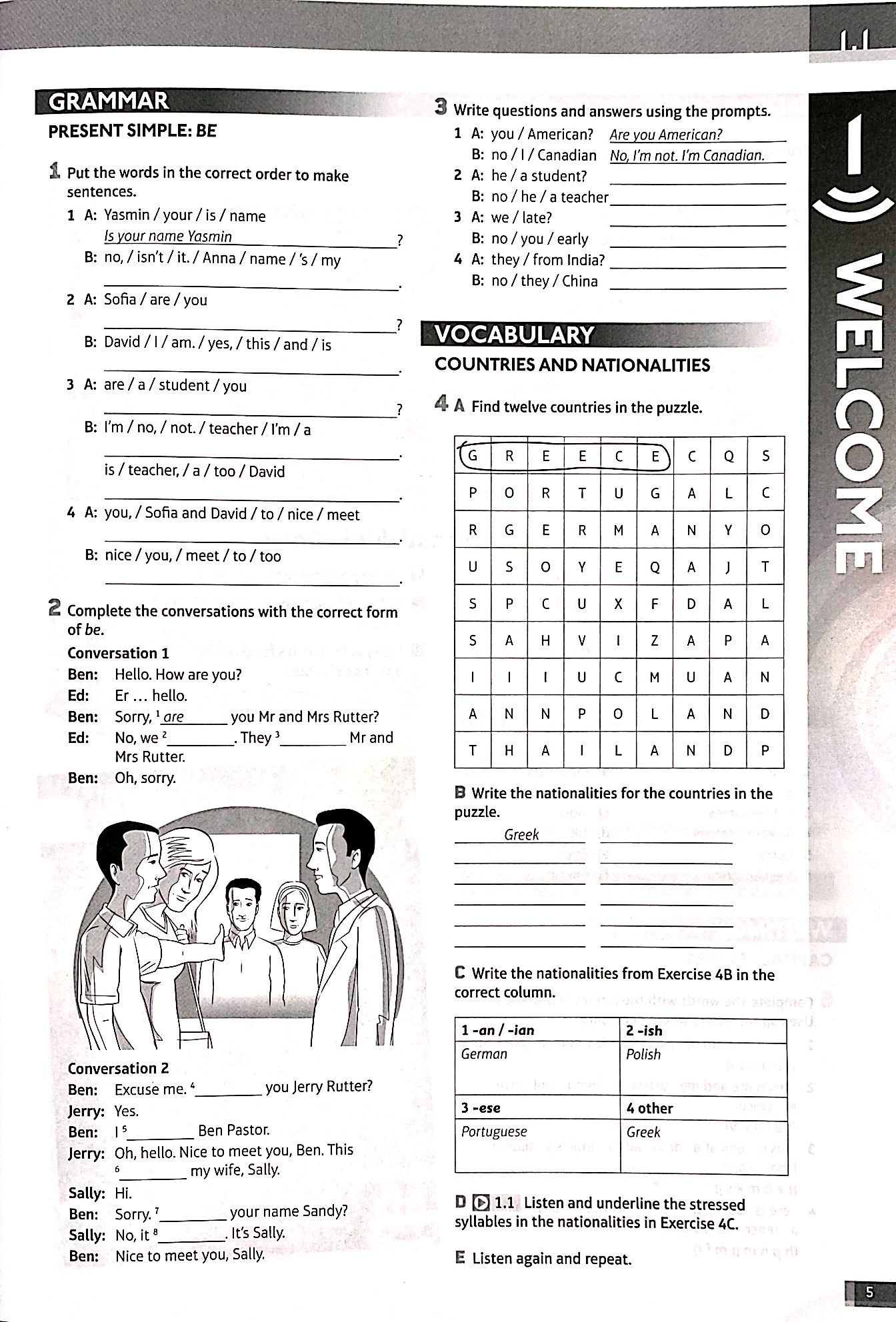 speakout elementary 2nd edition workbook with key