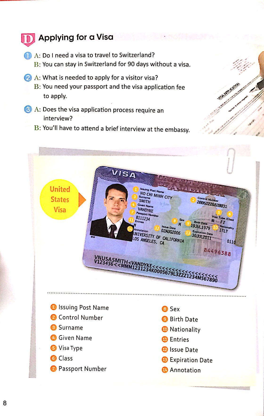 specialized english for tourims