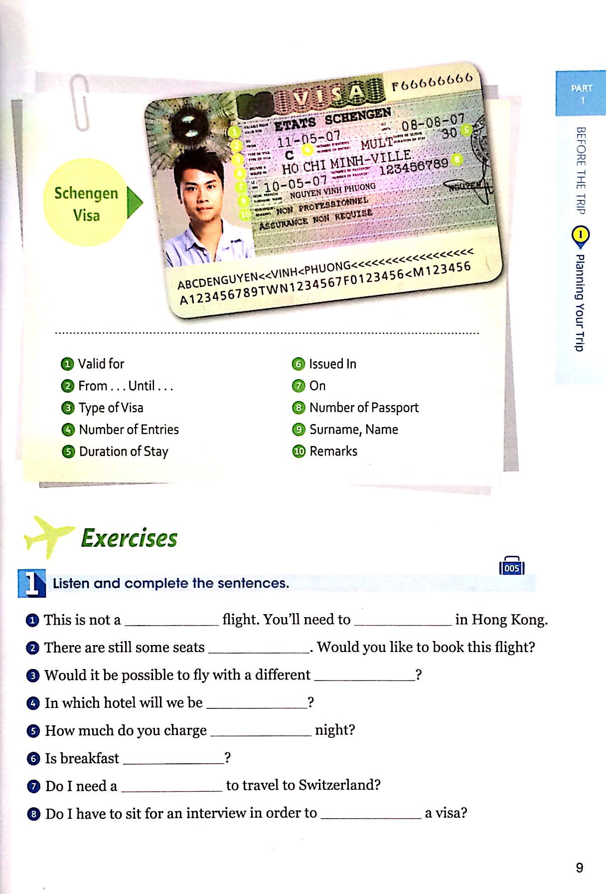 specialized english for tourims