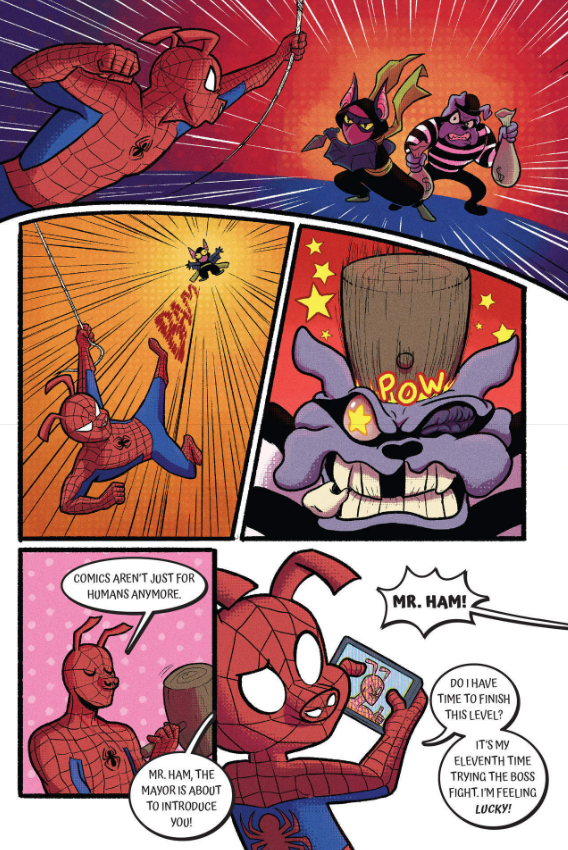 spider-ham original graphic novel: great power, no responsibility