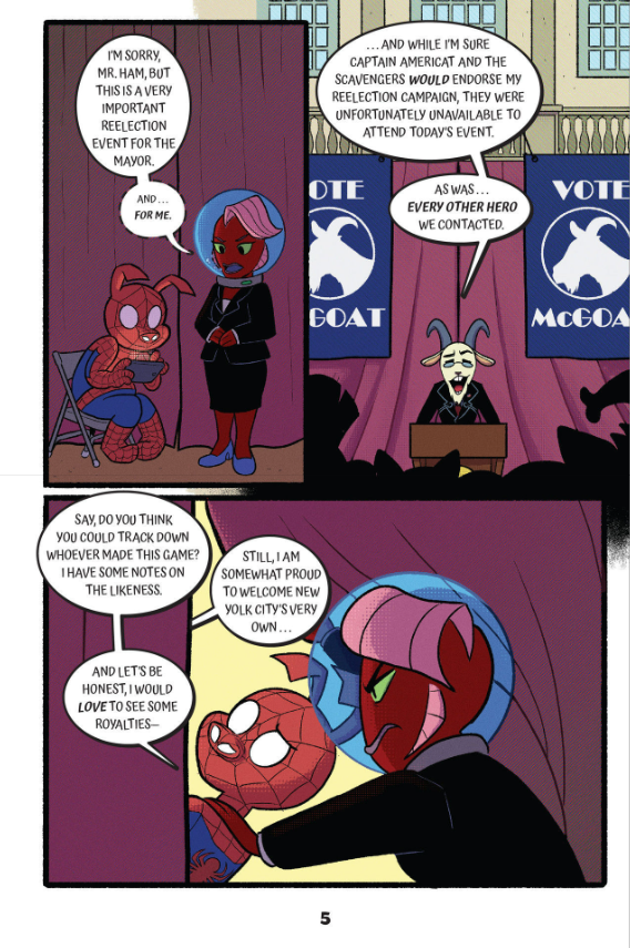 spider-ham original graphic novel: great power, no responsibility