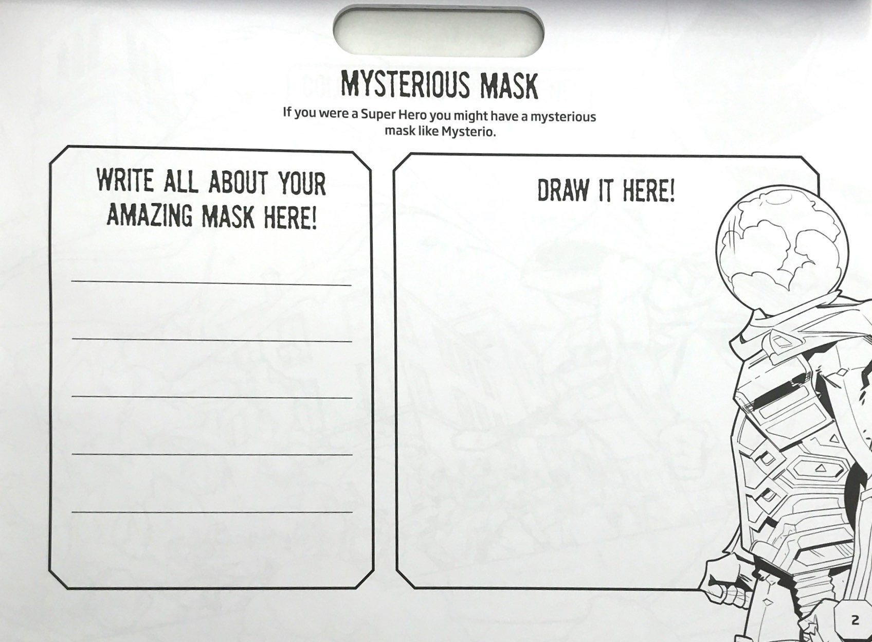 spider-man far from home giant activity pad