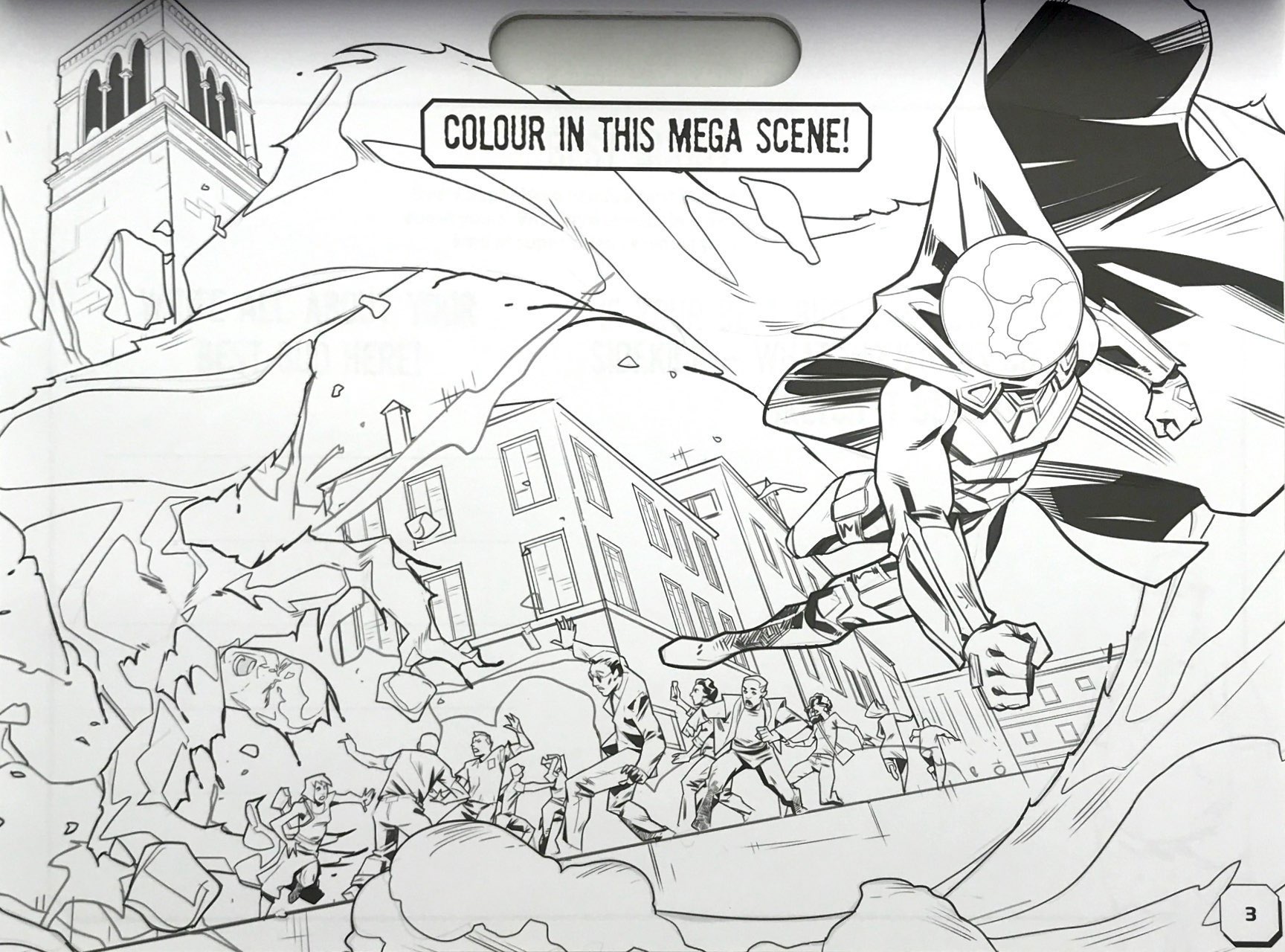 spider-man far from home giant activity pad