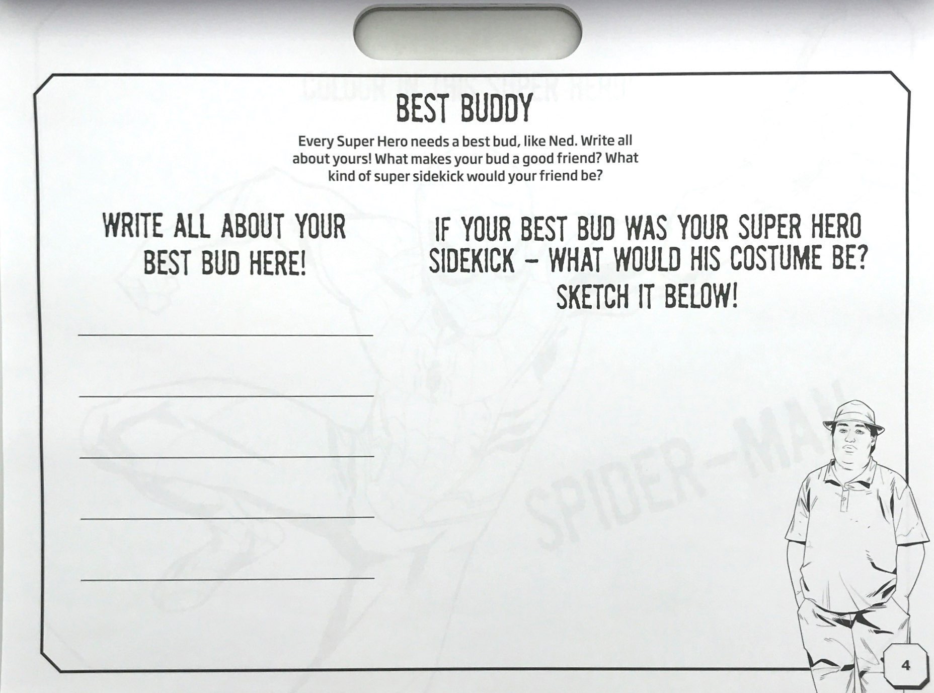 spider-man far from home giant activity pad