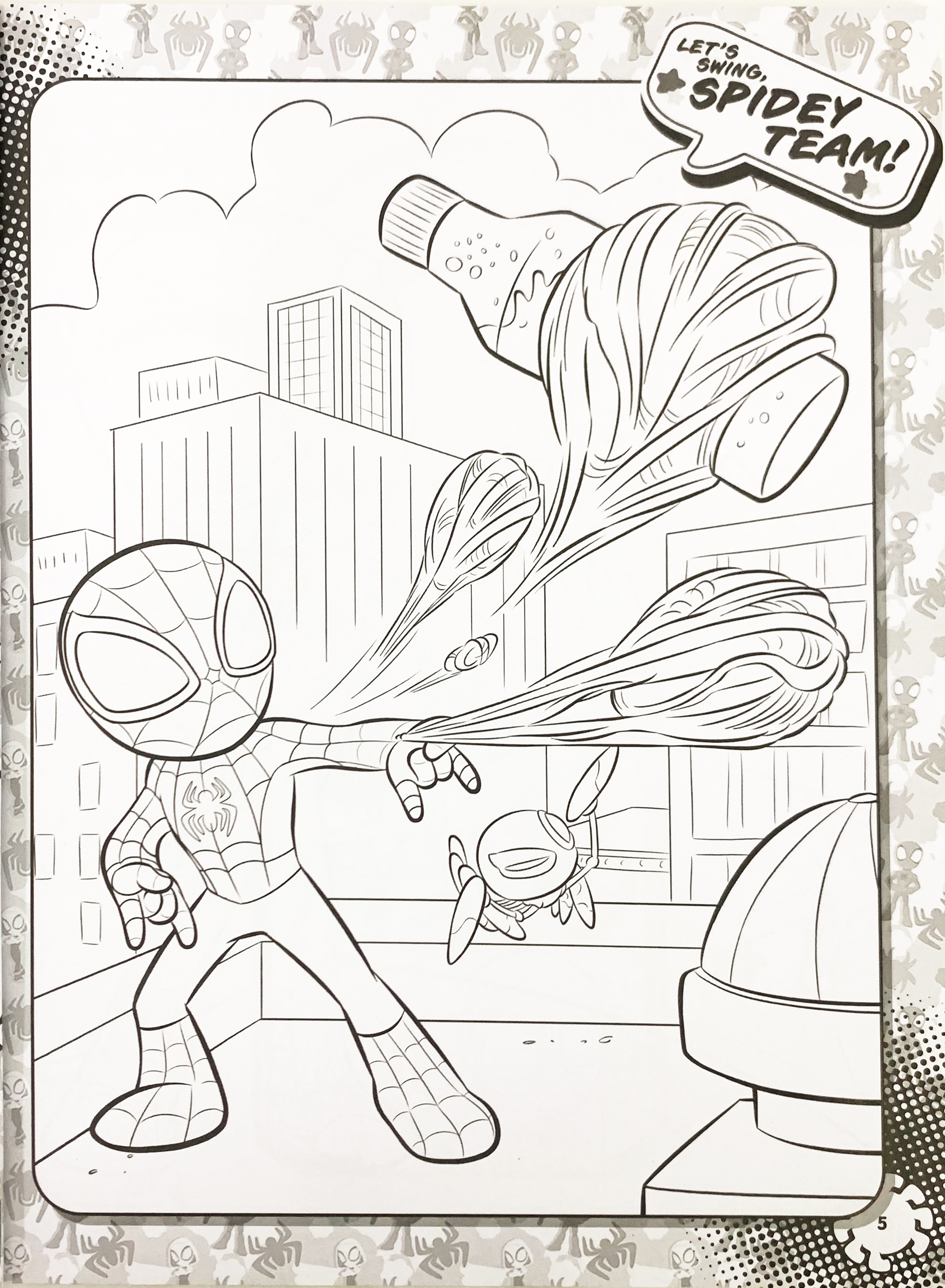 spidey and his amazing friends - mega colouring & activity book