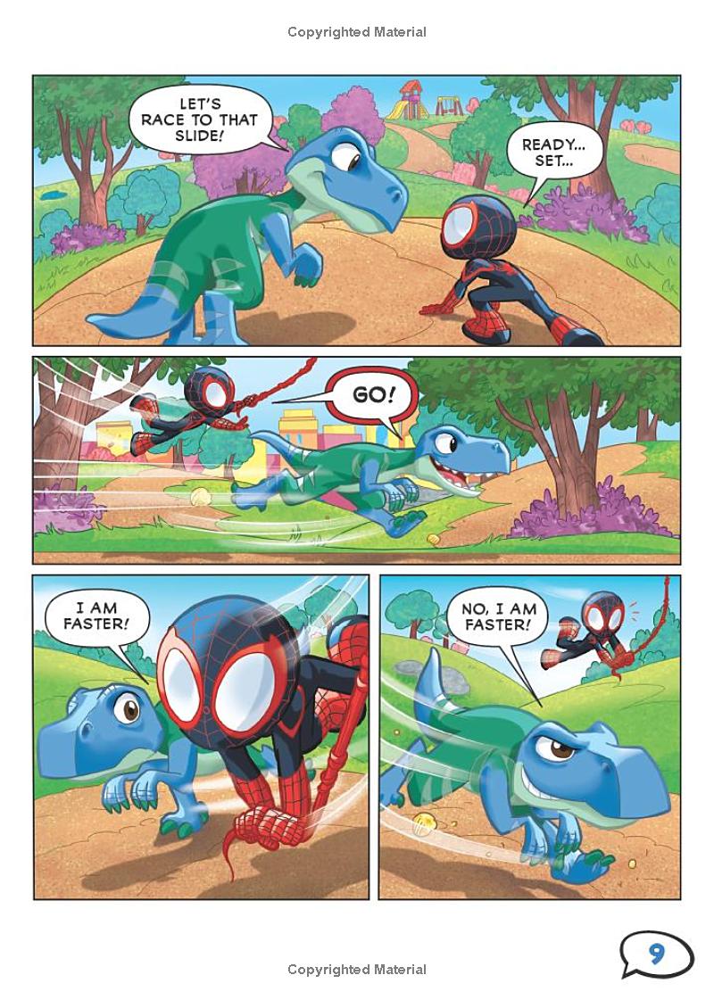spidey and his amazing friends - teamwork saves the day!