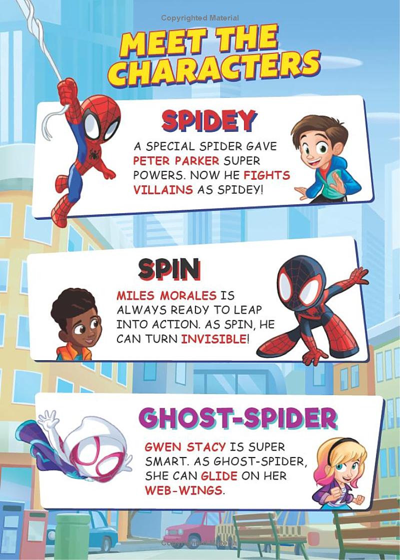 spidey and his amazing friends - teamwork saves the day!