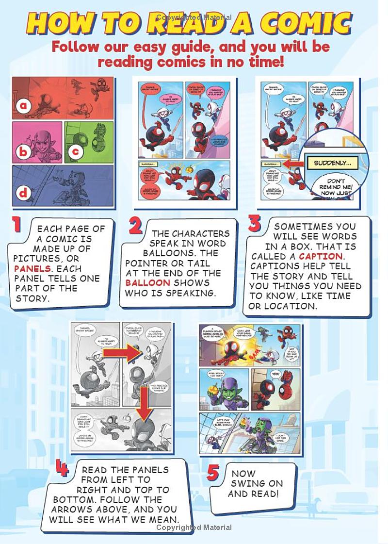 spidey and his amazing friends - teamwork saves the day!