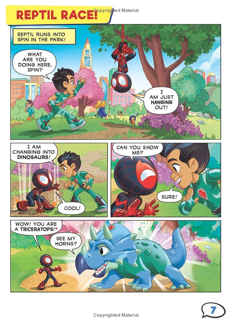 spidey and his amazing friends - teamwork saves the day!