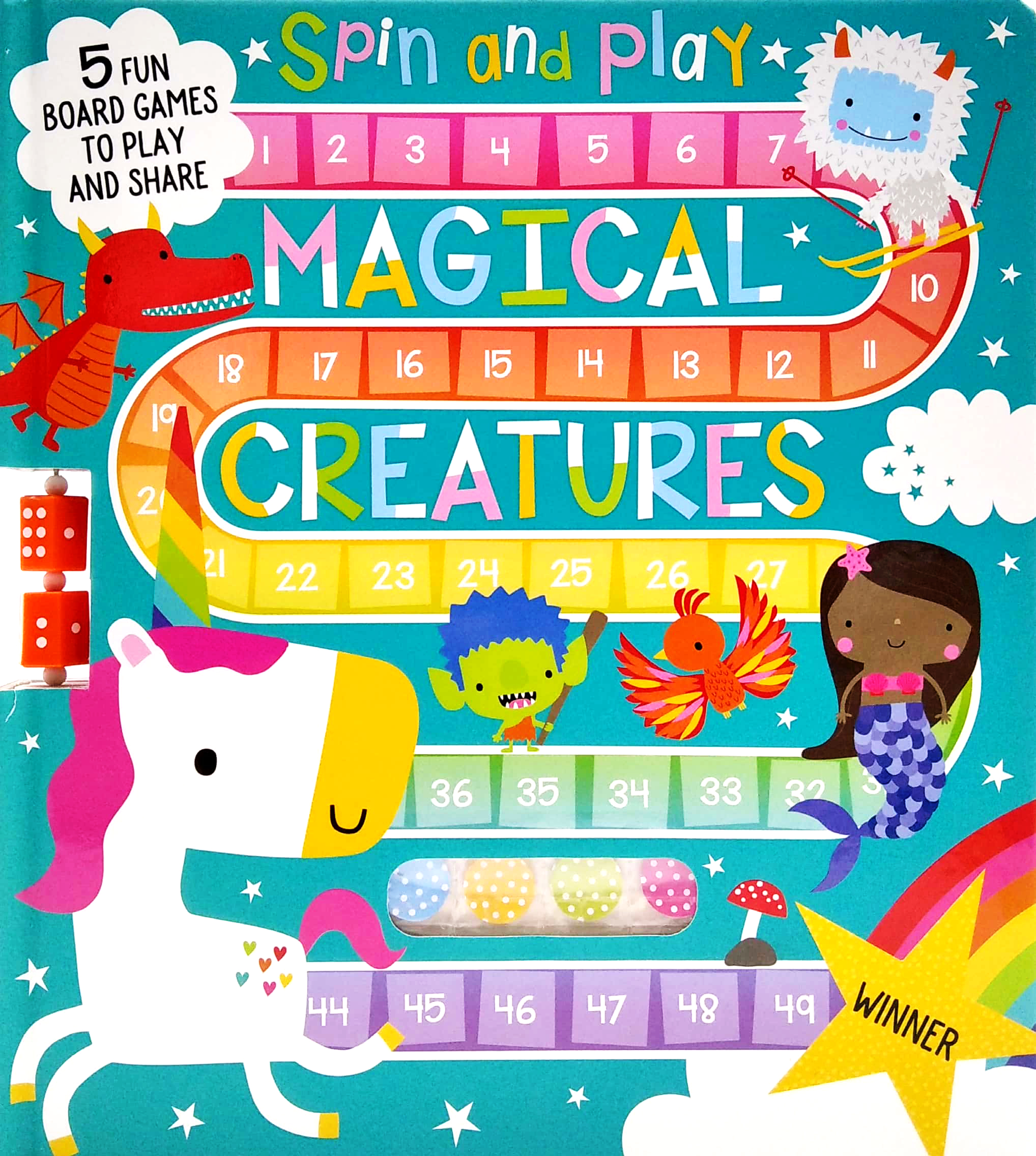 spin and play magical creatures
