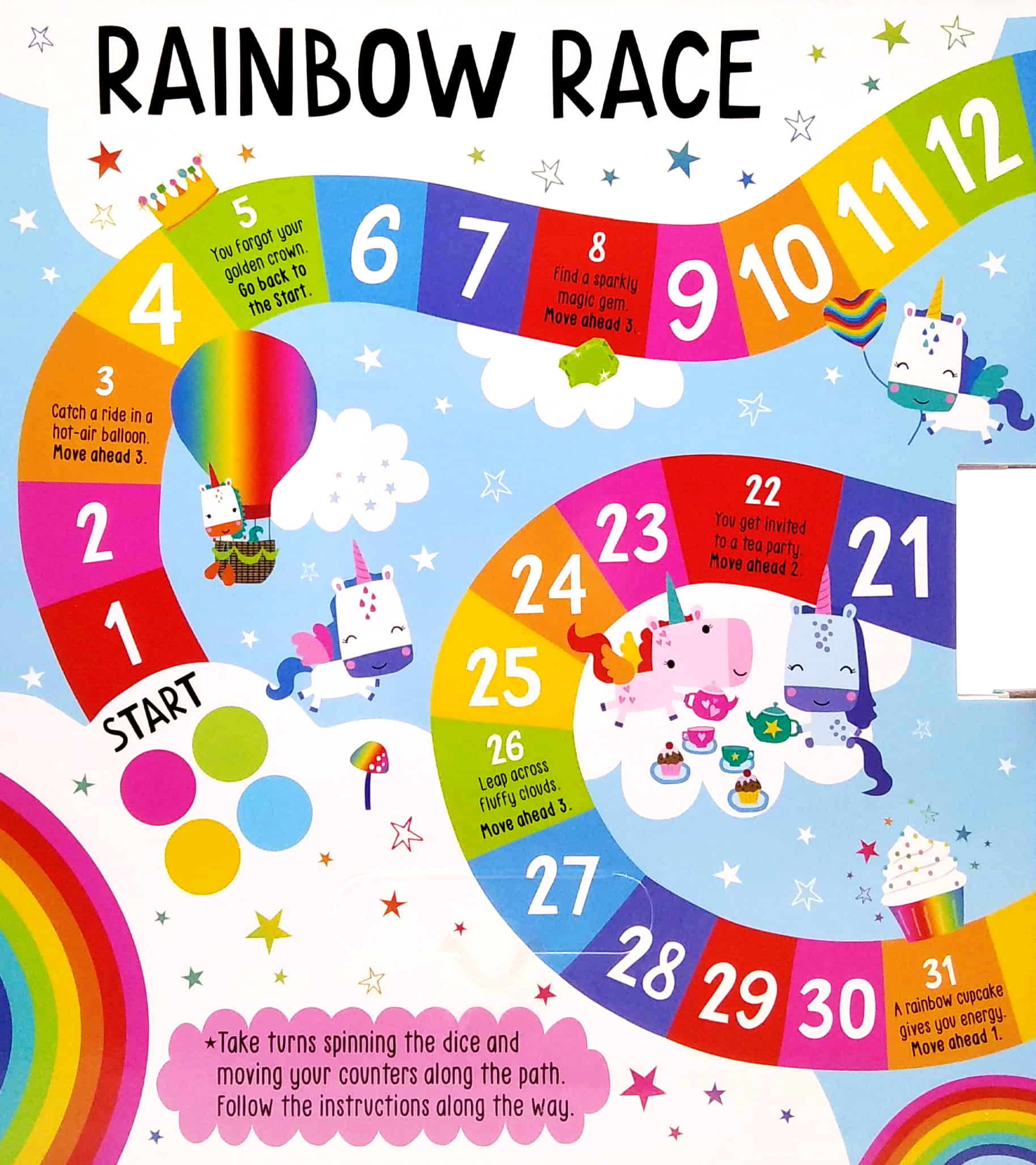 spin and play magical creatures