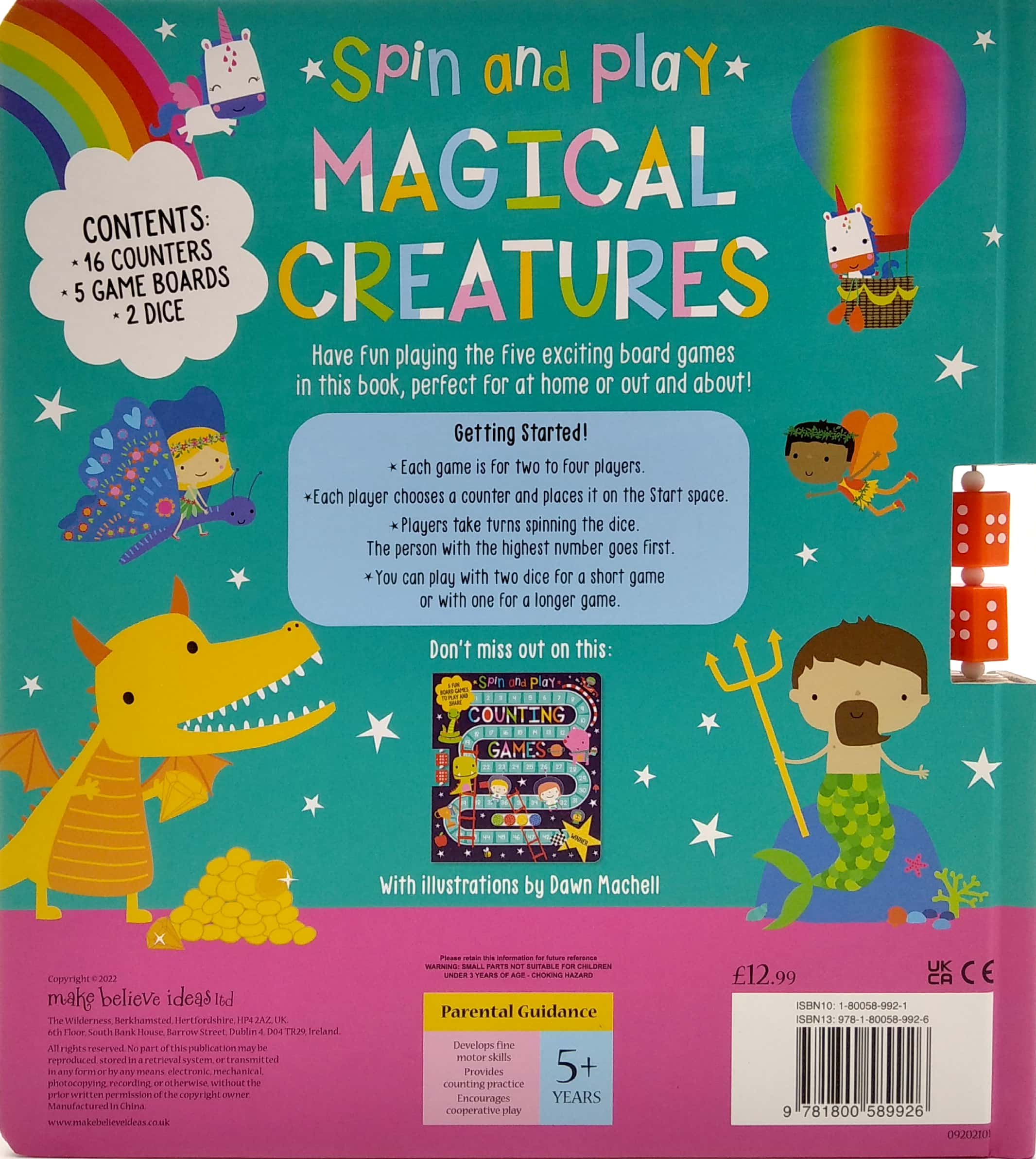 spin and play magical creatures