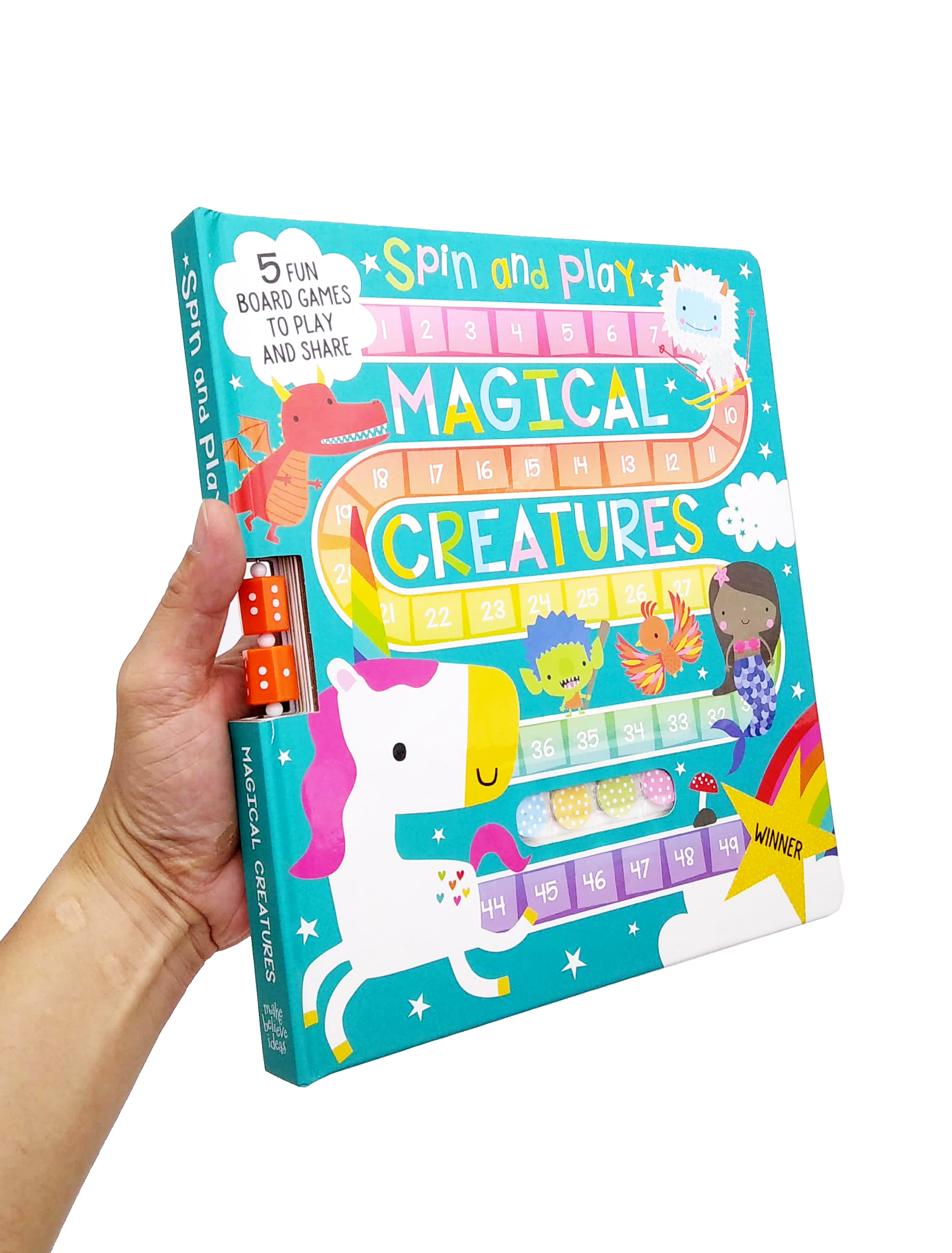 spin and play magical creatures