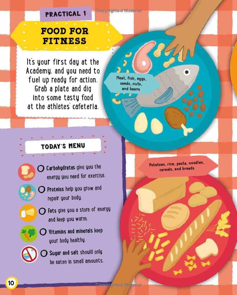 sports star in training