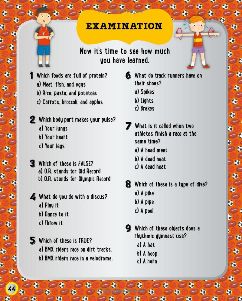 sports star in training