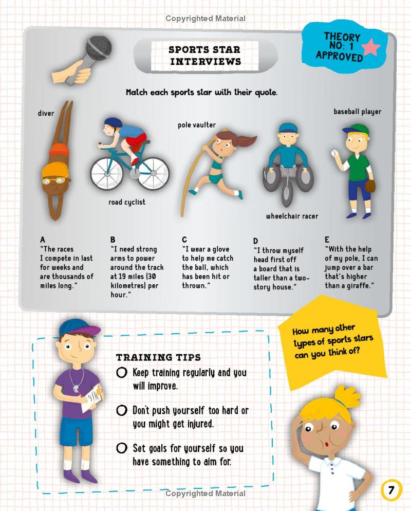 sports star in training