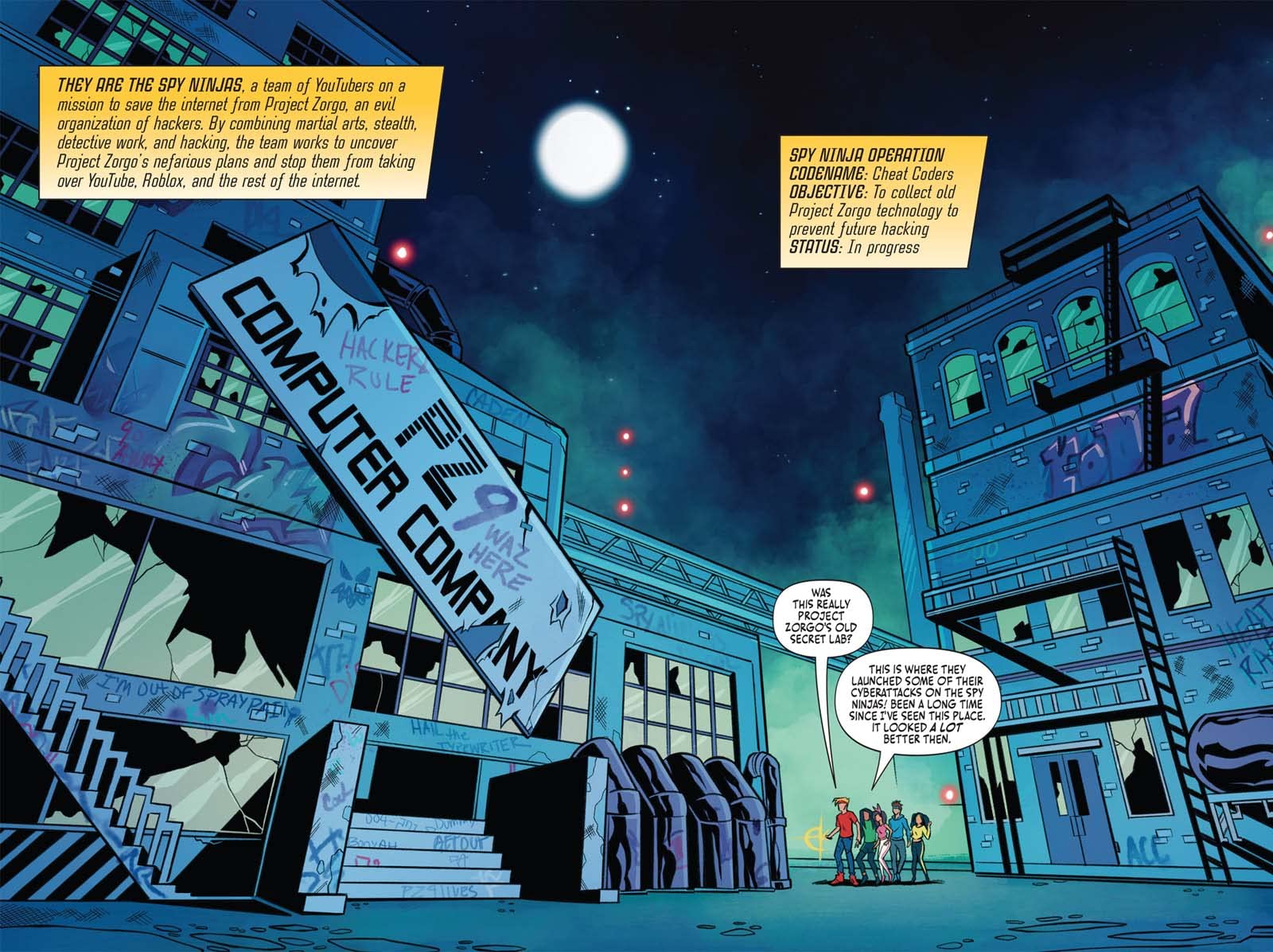 spy ninjas official graphic novel: virtual reality madness!