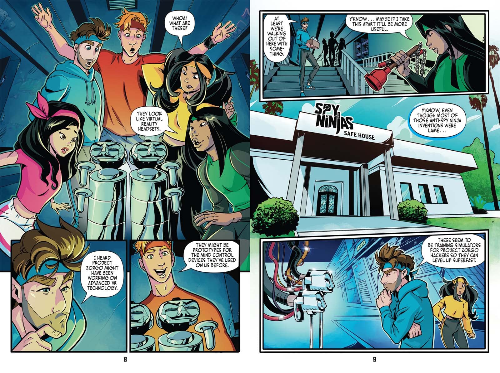 spy ninjas official graphic novel: virtual reality madness!