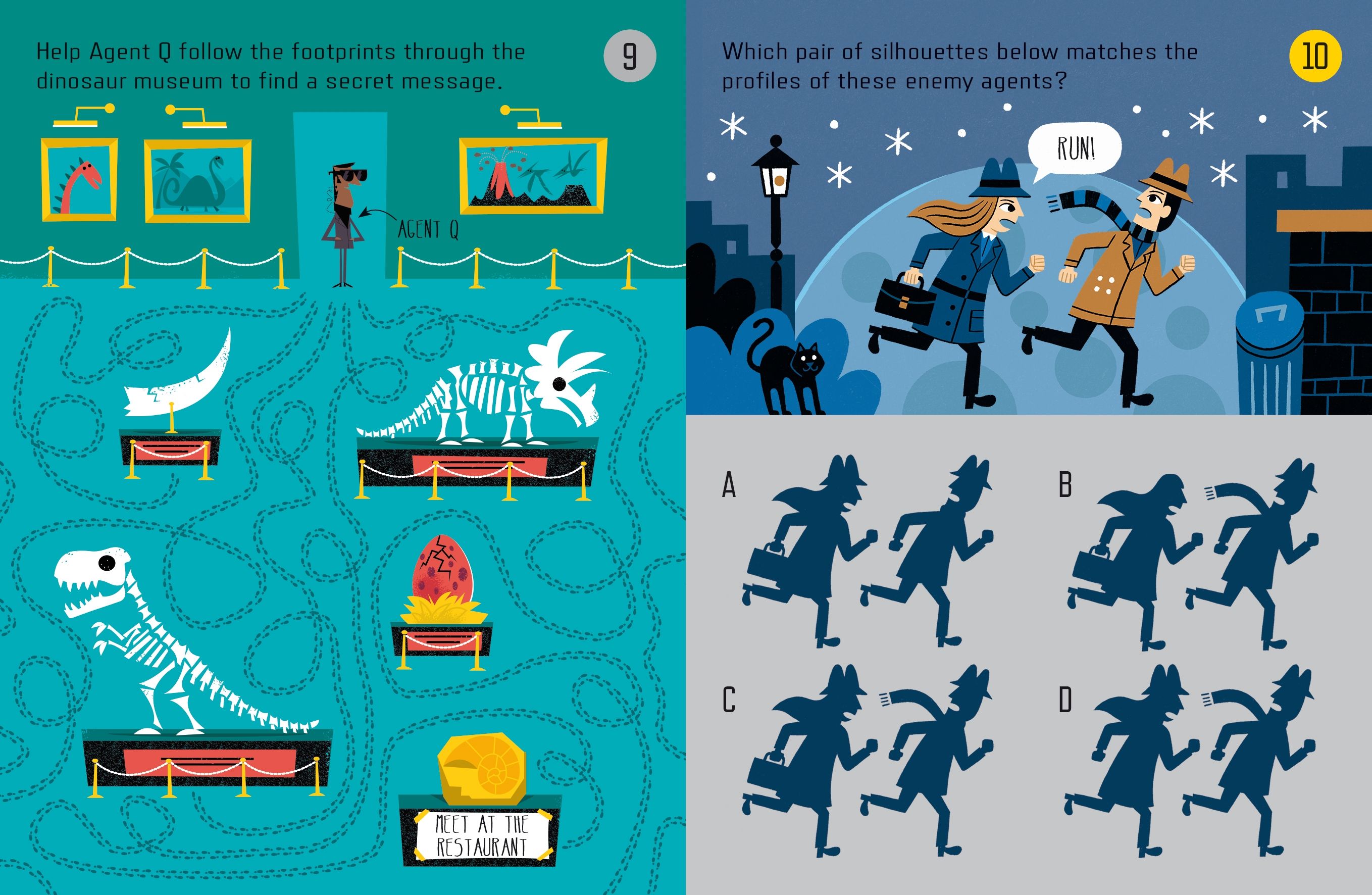 spy puzzles (usborne minis)