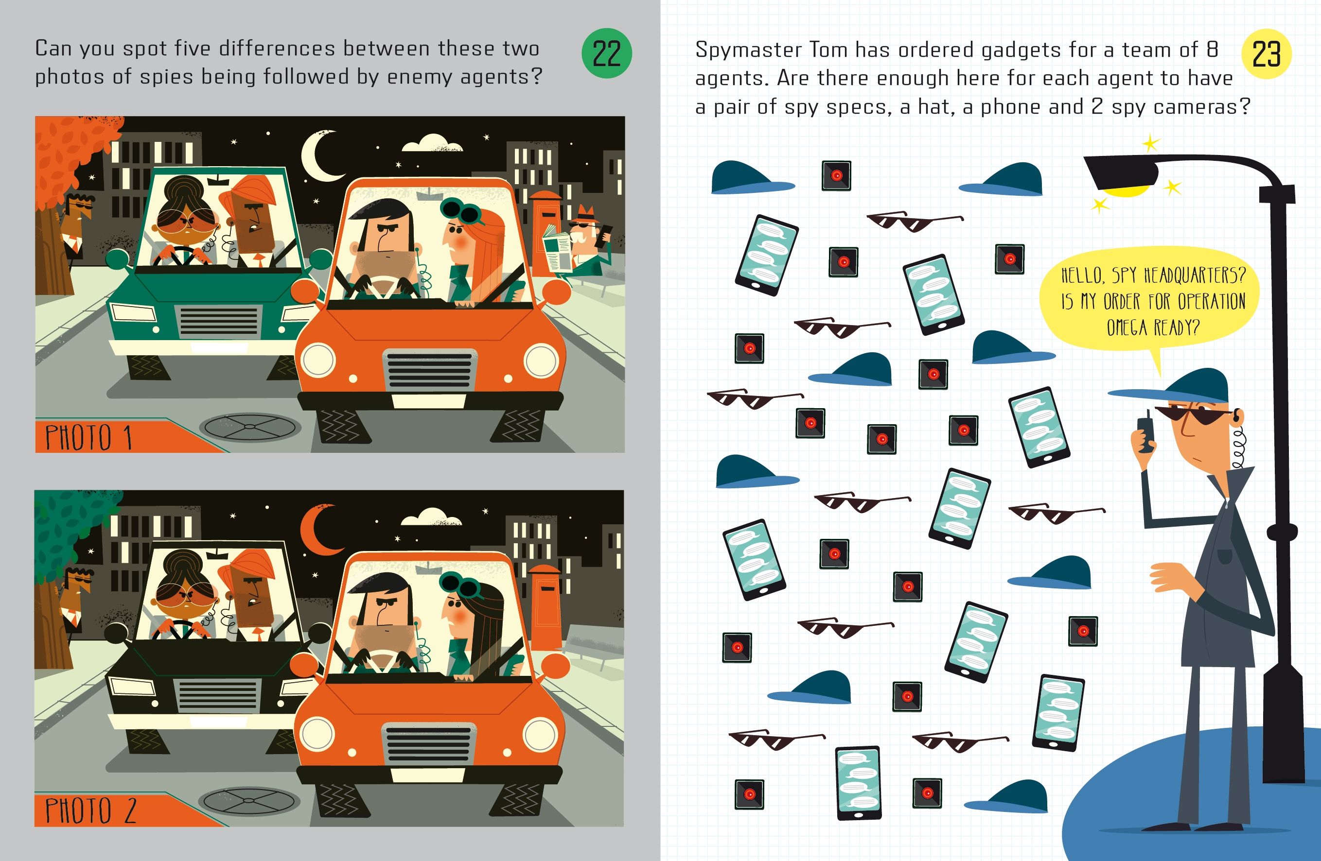 spy puzzles (usborne minis)