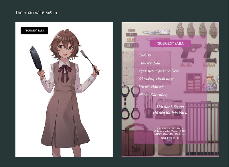 spy room - lớp học điệp viên - tập 8 - sougen sara - bản đặc biệt - tặng kèm bookmark + thẻ nhân vật + huy hiệu + hộp boxset
