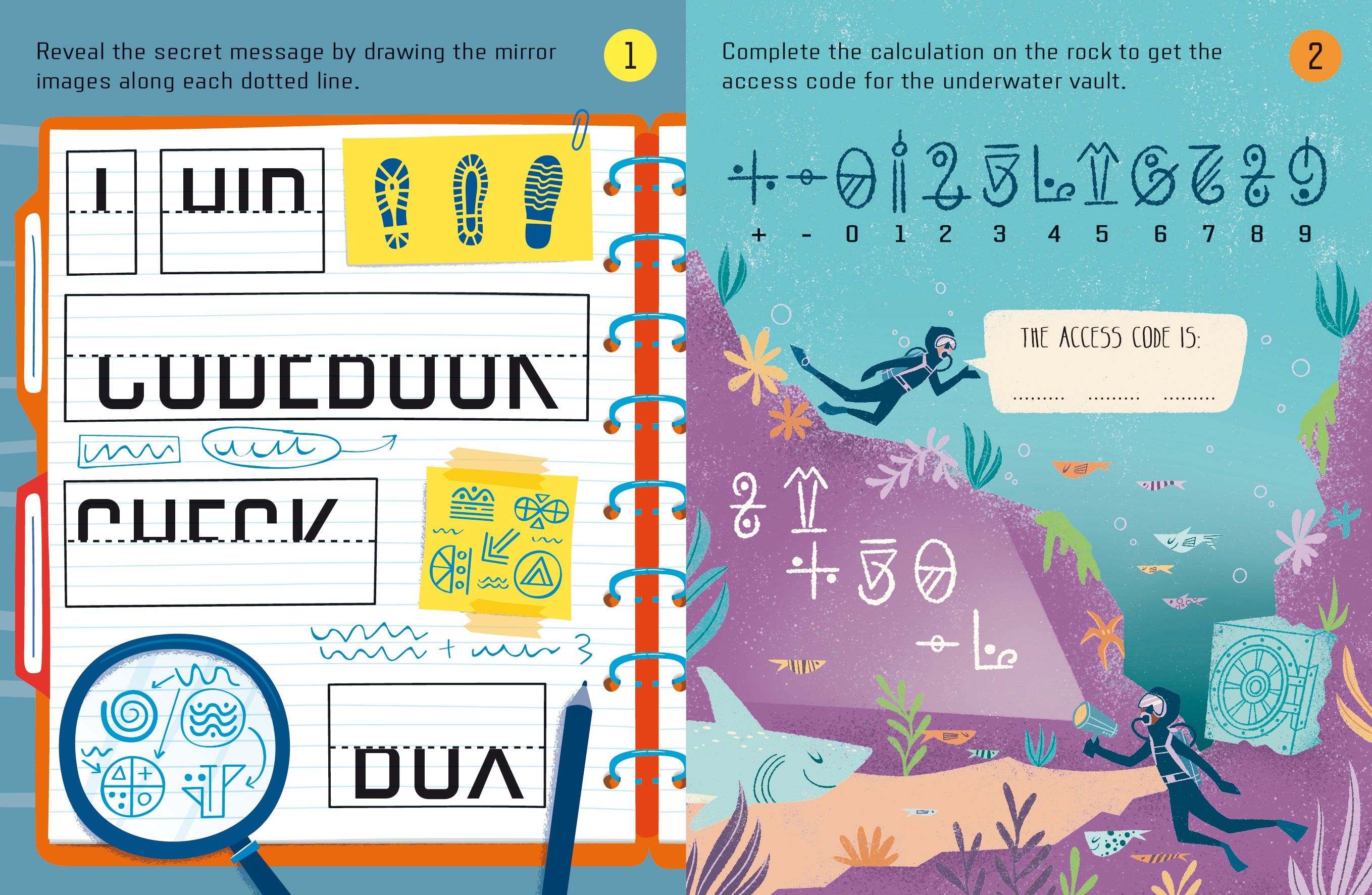 spy secret messages (usborne minis)