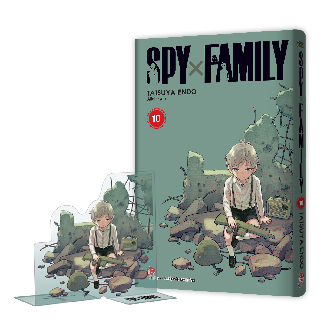 spy x family - tập 10 - tặng kèm standee