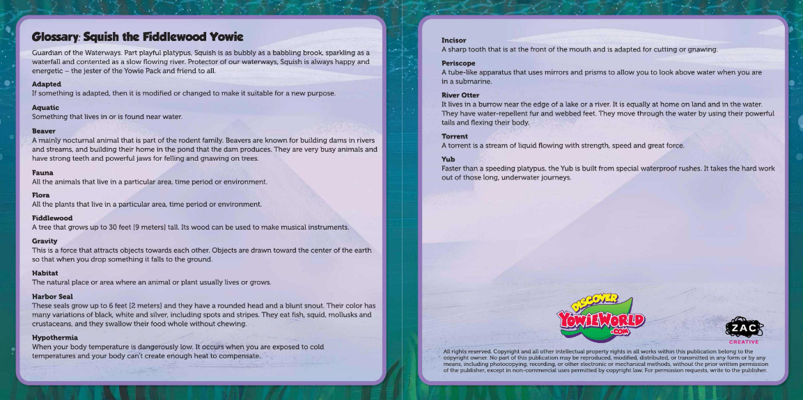 squish the fiddlewood yowie