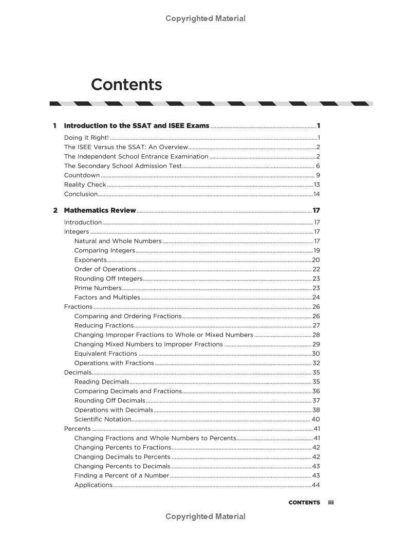 ssat/isee: high school entrance examinations 4th edition (barron's test prep)