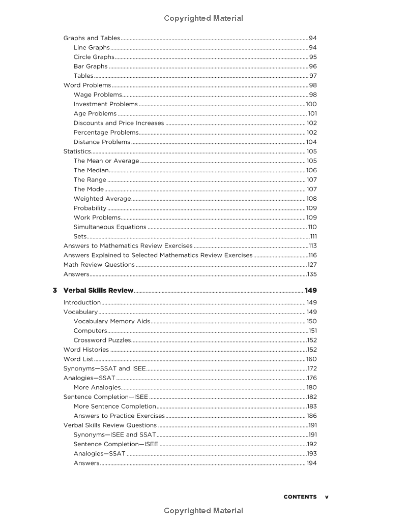 ssat/isee: high school entrance examinations 4th edition (barron's test prep)