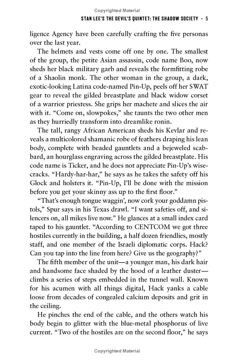 stan lee's the devil's quintet - the shadow society (book 2)