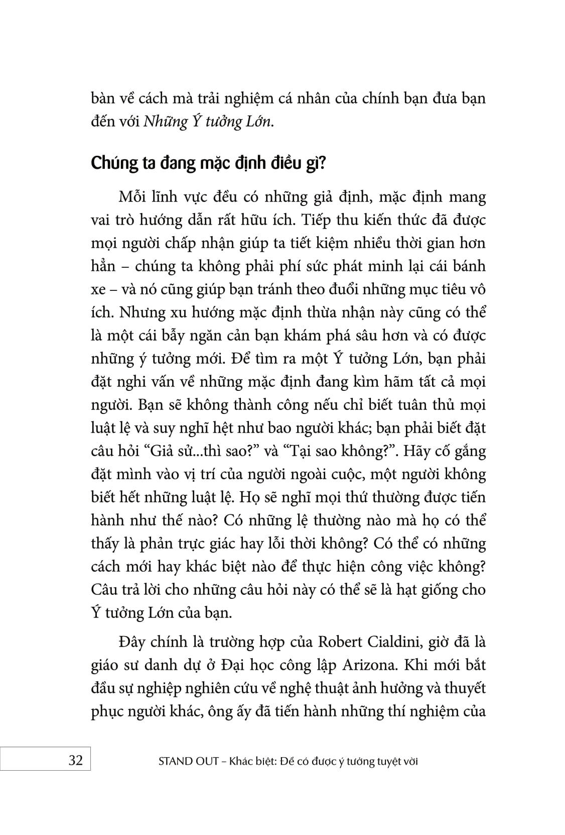 stand out - khác biệt