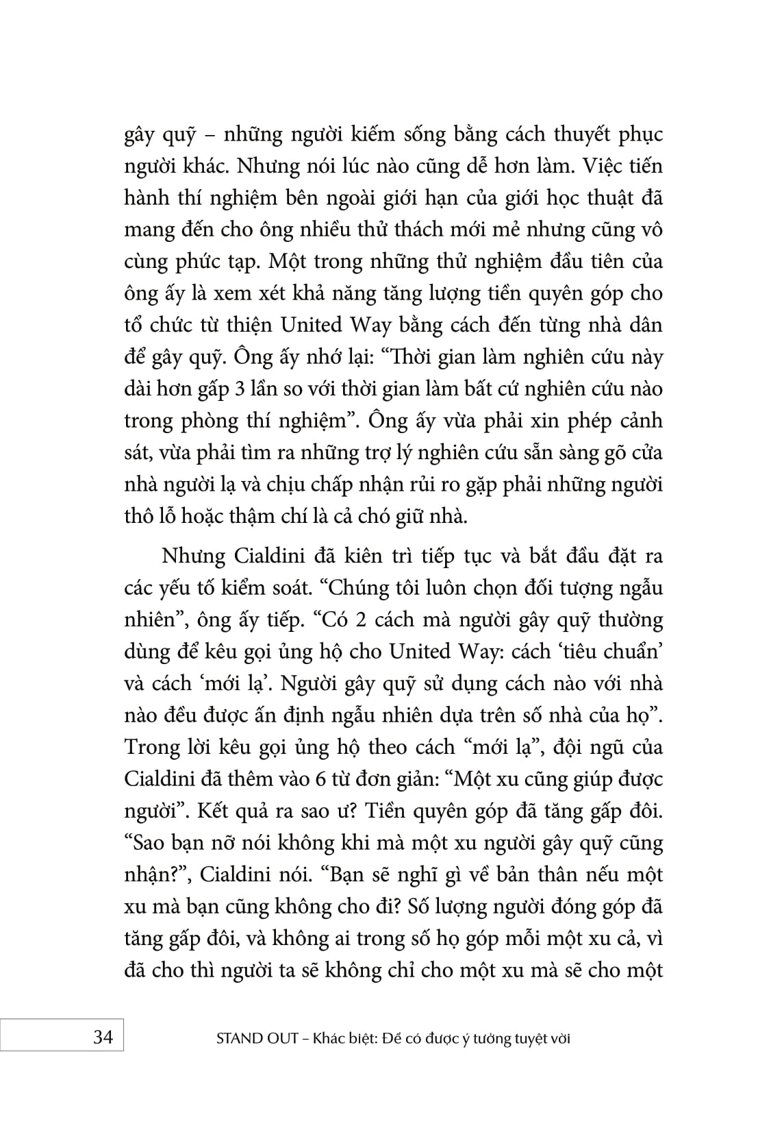 stand out - khác biệt