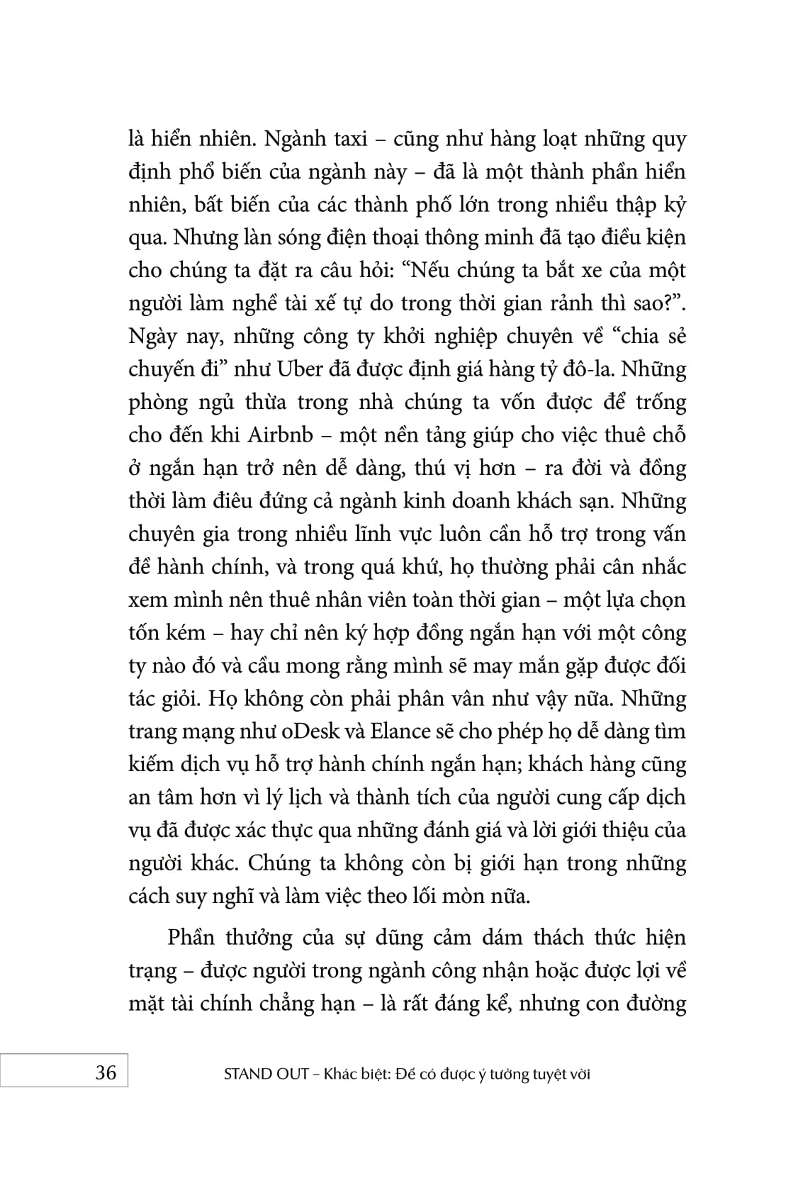 stand out - khác biệt