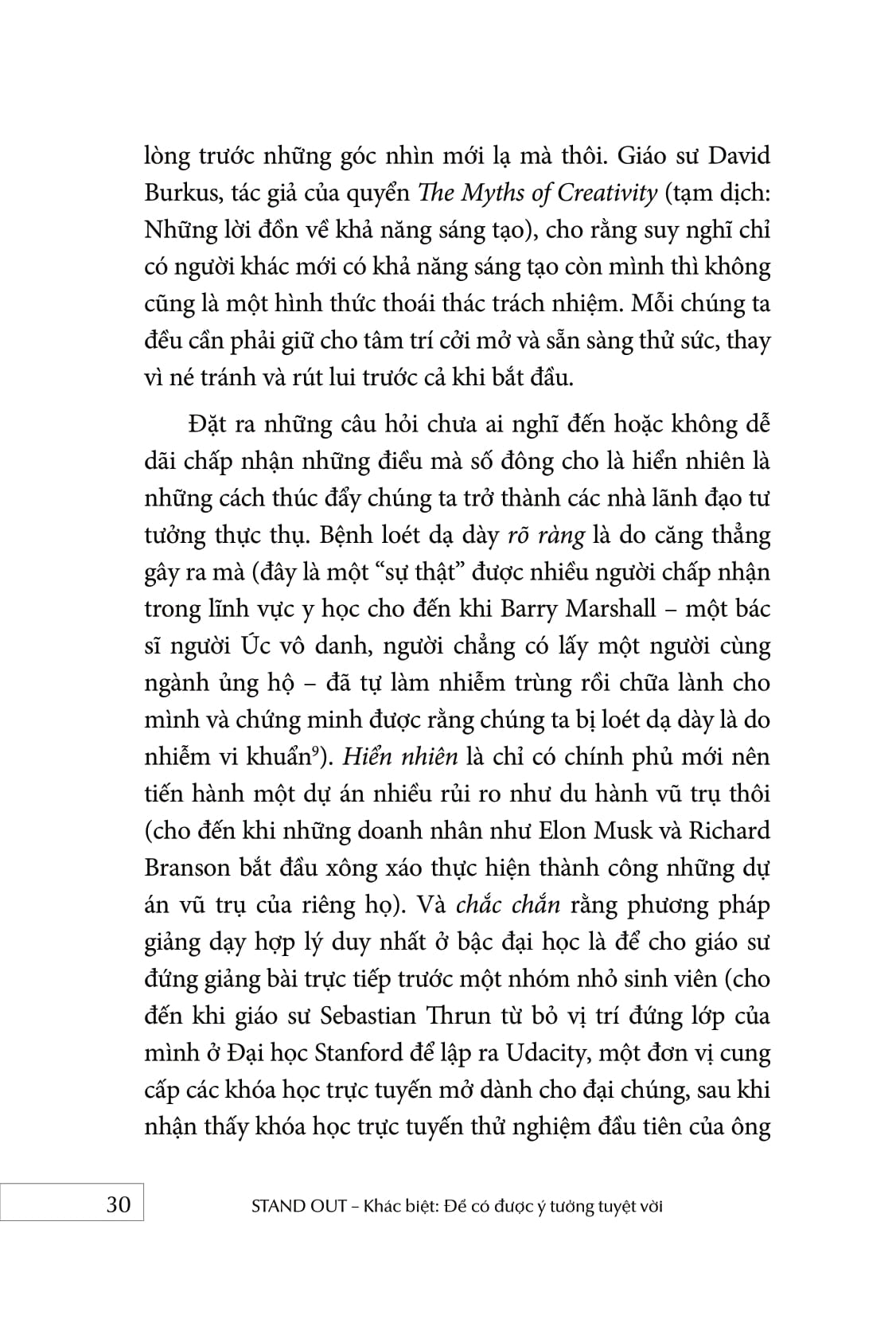 stand out - khác biệt