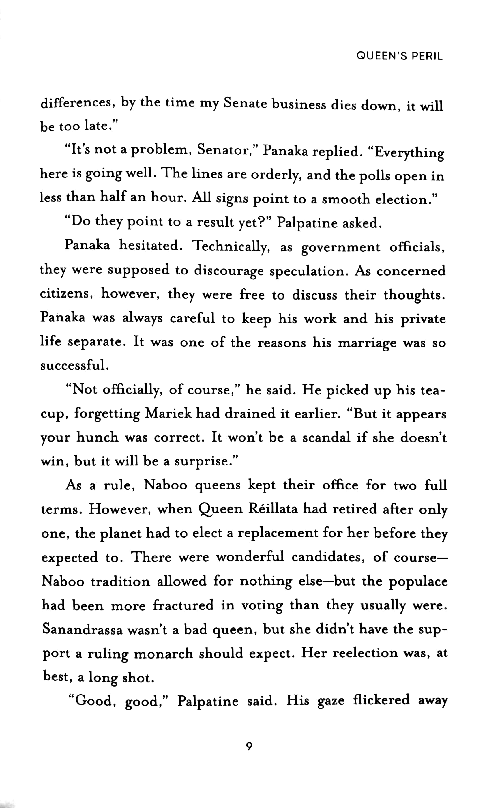 star wars queen's peril