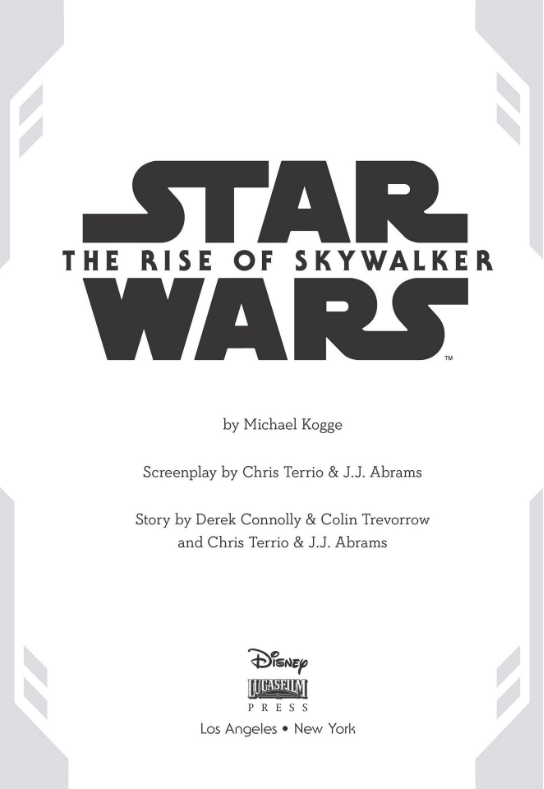 star wars the rise of skywalker junior novel