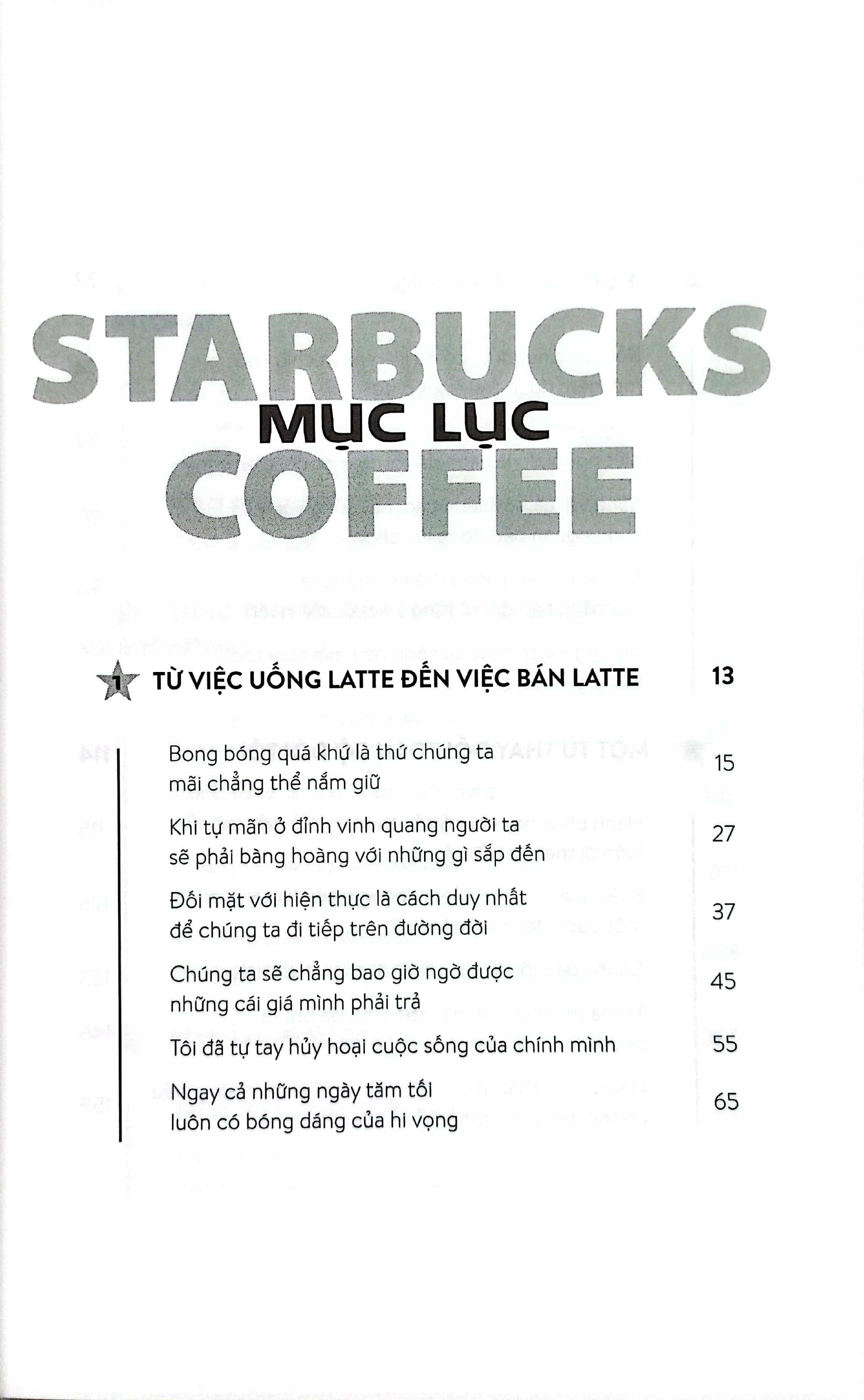 starbucks - tôi đã tìm thấy ánh sáng cuộc đời trong những ngày tăm tối nhất