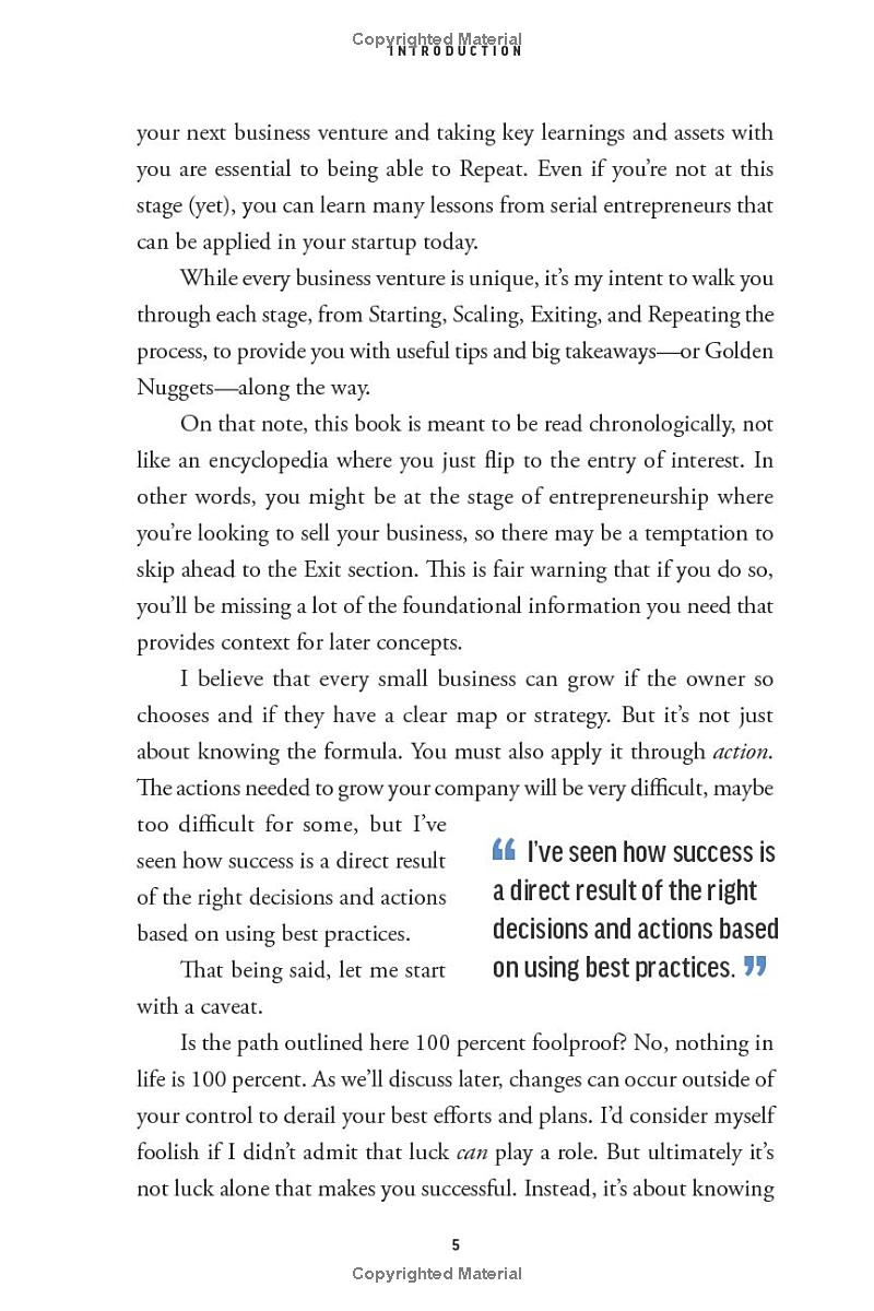 Start. Scale. Exit. Repeat.