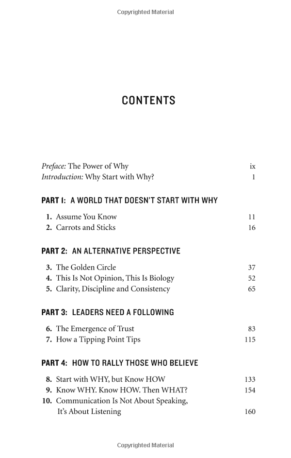 start with why : how great leaders inspire everyone to action
