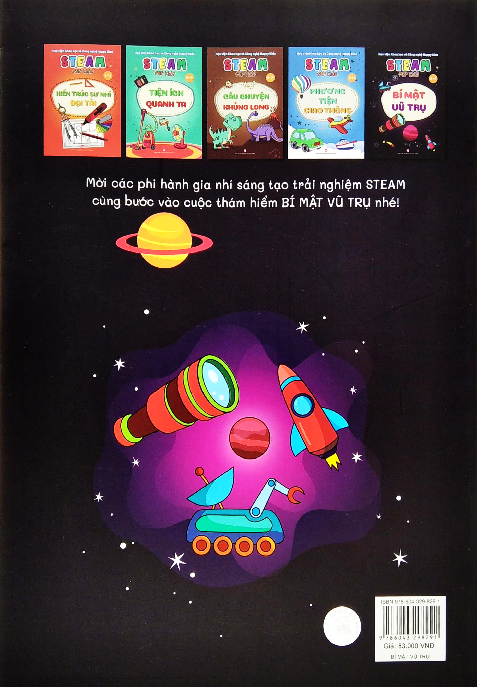 steam for kids: bí mật vũ trụ (6-14 tuổi)